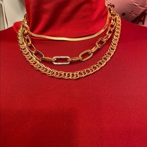 Necklace gold custom jewelry!